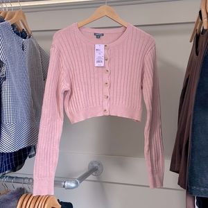 🛑 SOLD- Wild fable • blush crop knit cardigan